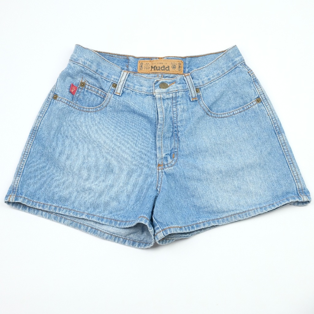 Mudd Light Denim Jean Shorts Size 7, Vintage 1990s